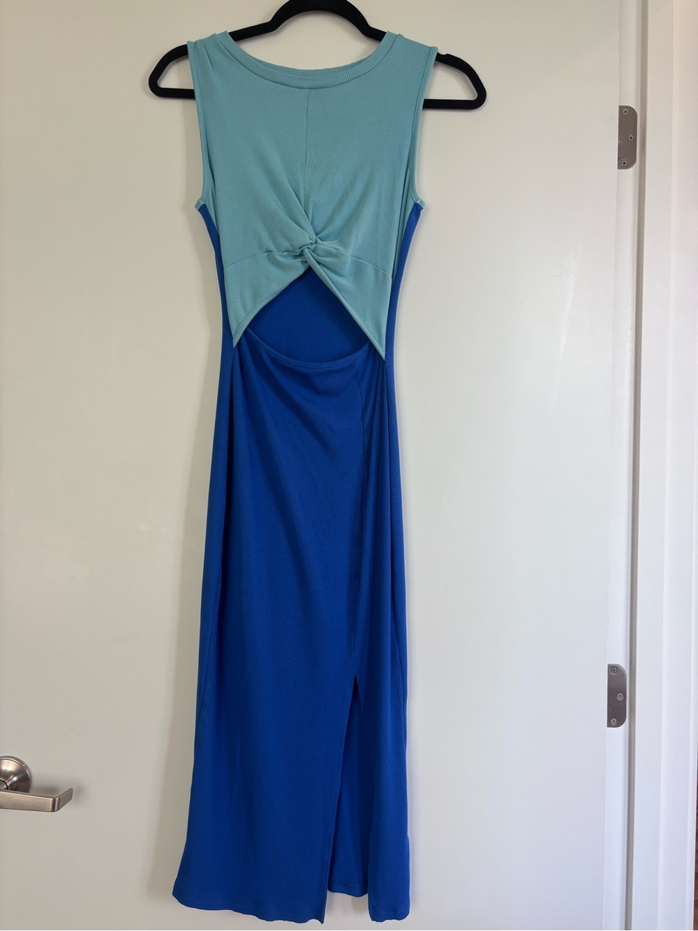 Blue Cutout Dress